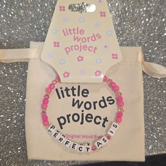 Little Words Project "Perfect As Is" Beaded Bracelet - Picture 11 of 11